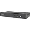 StarTech.com Switch KVM Sicuro a 4 porte, HDMI o DisplayPort, 4K 60Hz, desktop NIAP 4.0, Alloggiamento in metallo, Porta CAC, Made USA - TASTIERA TEDESCA [CK4-HP104C]
