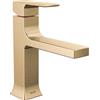 Delta Rubinetto Velum Rubinetto per bagno a foro singolo, Rubinetto per lavabo da bagno in oro, Rubinetto da bagno a maniglia singola, Rubinetto da bagno, Gruppo scarico pop-up, Bronzo champagne