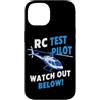 Funny RC Helicopter Gifts for Men and Wo Custodia per iPhone 14 RC elicottero elicottero RC di corsa di telecomando