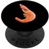 fun food designs Gamberetti cotti realistici PopSockets PopGrip Adesivo