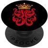 Kraken Octopus Tees Co. Octopus Kraken Sea Monster Red Cefalopod Tentacolo PopSockets PopGrip Adesivo