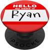 NATIONAL RYAN DAY OCT 14 by Scarebaby De DIVERTENTE CIAO IL MIO NOME È RYAN PopSockets PopGrip Adesivo