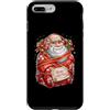 Merry Christmas Wrap Ribbon Bow Stars Xm Custodia per iPhone 7 Plus/8 Plus Charles Darwin Evolution Candy Cane Carta Regalo
