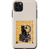 Halloween Spooky Magic Custodia per iPhone 11 Pro Max Midnight Book Club Black Cat Reader Halloween