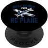 Funny RC Plane Gifts for Men and Women Aereo RC Telecomando Racing RC Aereo PopSockets PopGrip Adesivo