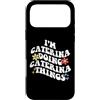Personalized Name Mothers Day outfit For Custodia per iPhone 17 Pro Max Retro Groovy Im CATERINA Fare CATERINA Cose Divertente