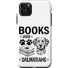 Funny Dalmatian And Book Designs Custodia per iPhone 11 Pro Max Libri E Dalmati Divertente Dalmata