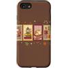 Autumn Book Reader Custodia per iPhone SE (2020) / 7/8 Autunno Lettura Francobolli Book Lover Biblioteca Autun