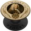Classical Music Lover Ritratto compositore classico George Frideric Handel PopSockets PopGrip Adesivo
