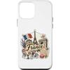 Lakelandwholesale1 Shirt Company Custodia per iPhone 12 mini Francia Parigi Torre Eiffel Arc De Triomphe Bicicletta Vintage