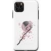 CRAZEELEBAH JAPAN INC Custodia per iPhone 11 Pro Max Giappone Sakura Cherry BLOSSOM MOON CLOUD TRADIZIONALE