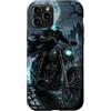 Motorghast Garage Custodia per iPhone 11 Pro Moto gotica senza testa Chopper Rider Halloween Art