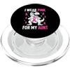 Breast Cancer Family Matching Apparel & Bambini che indosso rosa per mia zia Cool TRex Dino Cancro al seno PopSockets PopGrip per MagSafe
