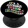 Personalized Name Mothers Day outfit For Retro Groovy è una cosa Kaydence che non capiresti PopSockets PopGrip Adesivo
