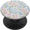 DitsyFlower Delicate Pink Blue Floral Gr DitsyFlower Delicate Pink Blue Floral Pattern PopSockets PopGrip Adesivo
