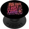 Fun Fact I Don't Care Meme Divertente detto sarcastico fatto divertente che non mi interessa PopSockets PopGrip Adesivo