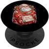 Merry Christmas Wrap Ribbon Bow Stars Xm Charles Darwin Evolution Candy Cane Carta Regalo PopSockets PopGrip Adesivo