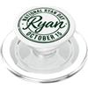 NATIONAL RYAN DAY OCT 14 by Scarebaby De NAZIONALE RYAN DAY SEMPLICE LOGO STILE PopSockets PopGrip per MagSafe
