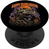 Awesome Halloween Designs and Souvenirs Happy Crawloween, motivo fuoristrada 4x4 per Halloween PopSockets PopGrip Adesivo