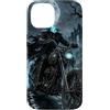 Motorghast Garage Custodia per iPhone 14 Moto gotica senza testa Chopper Rider Halloween Art