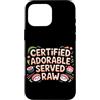 Cute Sushi Custodia per iPhone 16 Pro Max Certified adorable, served raw. Cute Sushi