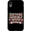 Cute Sushi Custodia per iPhone XR Certified adorable, served raw. Cute Sushi
