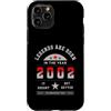 Geburtsjahr Legende Vintage Nostalgie Ge Custodia per iPhone 11 Pro Vintage 2002 compleanno Legends are born, design retrò