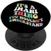 Personalized Name Mothers Day outfit For Retro Groovy è una cosa Imani che non capiresti PopSockets PopGrip Adesivo