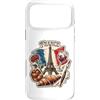 Lakelandwholesale1 Shirt Company Custodia per iPhone 17 Pro Max Francia Parigi Torre Eiffel Vino Croissant Vintage Graphic Des