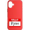NATIONAL RYAN DAY OCT 14 by Scarebaby De Custodia per iPhone 16 Plus DIVERTENTE CIAO IL MIO NOME È RYAN
