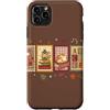 Autumn Book Reader Custodia per iPhone 11 Pro Max Autunno Lettura Francobolli Book Lover Biblioteca Autun