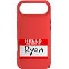 NATIONAL RYAN DAY OCT 14 by Scarebaby De Custodia per iPhone Air DIVERTENTE CIAO IL MIO NOME È RYAN
