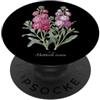 The Botany Bureau Illustrazione della pianta del fiore Matthiola incana PopSockets PopGrip Adesivo