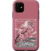 CRAZEELEBAH JAPAN INC Custodia per iPhone 11 STREETWEAR GIAPPONESE SAKURA CHERRY BLOSSOM MOON MOUNT FUJI