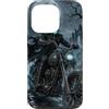 Motorghast Garage Custodia per iPhone 13 Pro Moto gotica senza testa Chopper Rider Halloween Art