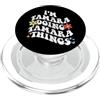 Personalized Name Mothers Day outfit For Retro Groovy Im Tamara Fare Tamara cose divertente mamma PopSockets PopGrip per MagSafe