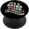Personalized Name Mothers Day outfit For Retro Groovy è una cosa Rayna che non capiresti PopSockets PopGrip Adesivo