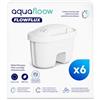 Aquafloow Cartucce Filtro Acqua 6 Pezzi Laica Bi-Flux Brita Maxtra