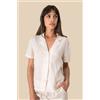 Spasso Abbigliamento personalizzate. Camicia donna a maniche corte in lino 125 g/m² personalizzabile Spasso - Spasso personalizzate o neutre