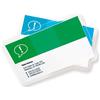 GBC® - Busta per plastificatrice Document™ Pouch, per carte di credito, 54 x 86 mm, 0,125 mm, trasparente, lucida (100 pezzi)