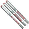 Uni-Ball 3 x Uni-Ball Eye Ub-157 a Sfera Penna Fine (0.7mm) Rosso