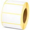 KAÏDENSÏ Etichette Adesive Termiche Bianche - Rotolo 60 x 30 mm 1000 pz | 1000 etichette termoadesive per stampante termica, stampa barcode e codici prodotto per logistica, magazzino, retail, ufficio