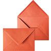 Netuno 20 buste da lettera Rosso mattone B6 12,5x17,5 cm eleganti e moderne | 120g · carta pregiata liscia per Natale, San Valentino, inviti, partecipazioni, cartoline, biglietti e auguri