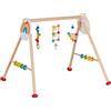 Goki Baby Gym arco di gioco in legno arcobaleno - giocattolo sensoriale