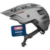ABUS MoDrop Casco MTB, casco da bicicletta robusto con buona ventilazione per mountain bike, vestibilità personalizzata, per donna e uomo Argento (Ti silver) S (51-55 cm)