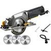 SMTYXS Mini Circolare Elettrica For Utensile Elettrico 120V/230V 600W/705W Con Multifunzione Laser For Tagliare Legno, Tubi In PVC, Piastrelle(2)