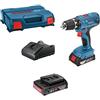 Bosch Professional BOSCH AZUL GSR 18V-21 - Trapano avvitatore senza fili professionale con batteria e caricabatterie, prestazioni ottimali e precisione impareggiabile