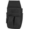 plplaaoo portautensili per elettricista Robusto poliestere 600D Tasche multiple Organizzatore per attrezzi hardware per elettricisti Falegnami Tuttofare Nero 13,5x25 cm