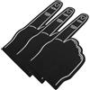 BESTYASH 3 Pezzi Accessorio Cheerleading in Schiuma Eva Nero | Oggetto da Tifo Leggero e Confortevole, Adatto a Spettacoli e Partite, Colore Nero