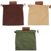 OUNONA 3 Pezzi Borsa da Raccolta Frutta e Cintura Ergonomica per Caccia e Bushcraft Base Rinforzata Pieghevole in Tela Cerata All'aperto